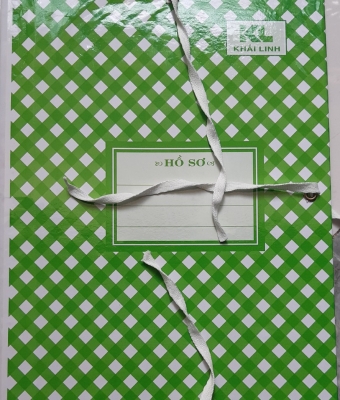 Bìa Hồ sơ - bìa 3 dây Khải Linh 10P